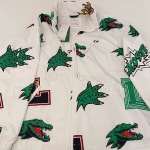 Lacoste Unisex Water-Repellent Gator Logo Windbreaker Jacket - XXL